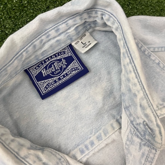 Denim Hard rock Button up - Picture 5 of 6